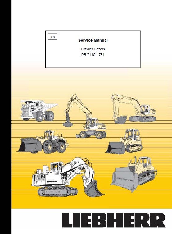 Liebherr PR 711C-751 Crawler Dozers Service Manual
